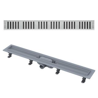 תעלת ניקוז נמוכה APZ10, חורים בעיצוב פסים