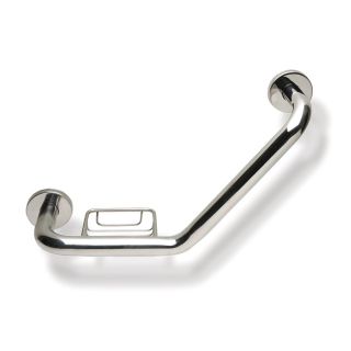 ידית אחיזה זויתית וסבוניה נירוסטה מוברש