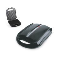 טוסטר סנדביץ' 4 כריכים פסים שחור דגם EL-157