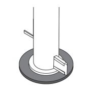 אטם למנגנון מיכל הדחה גלוי