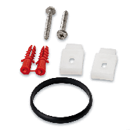 סט לחיבור מיכל הדחה גלוי לקיר