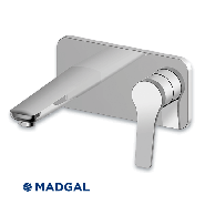 פיית מילוי לכיור או קערת רחצה  + אינטרפוץ אינטגרלי