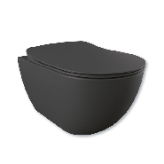 אסלה תלויה RIMLESS + מושב תואם