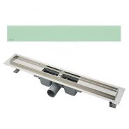 תעלת ניקוז APZ6 וכיסוי זכוכית ירוק