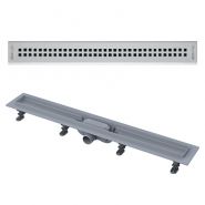 תעלת ניקוז נמוכה APZ9, חורים בעיצוב ישר