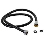 צינורית לשטף PURE BLACK באורך 1.2 מטר- צבע שחור