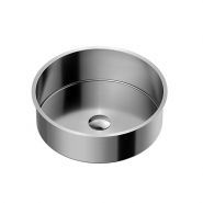 כיור נירוסטה עגול התקנה תחתונה מסדרת CAPRI