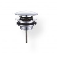 פקק ננעל לכיור עד דופן 80 מ"מ עם גלש מים