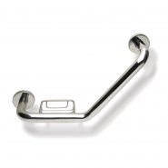 ידית אחיזה זויתית וסבוניה נירוסטה מוברש