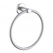 מתלה טבעת למגבת-נירוסטה מוברש