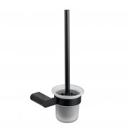 מברשת לניקוי אסלה עם מיכל תלוי מסדרת טל-שחור מט