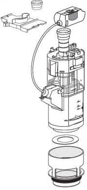 סט מנגנון סני 200 פלוס למיכל סני 200